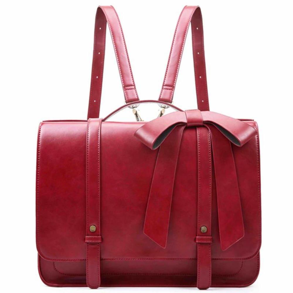 Vintage Sac Kissé en Bleu Rose
