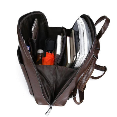 Stella | Sac à dos classique à double zip au design minimaliste
