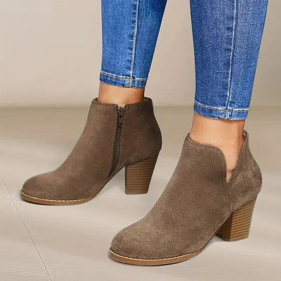 Anaïs™ | BOTTINES FEMME AVEC TALON ÉPAIS