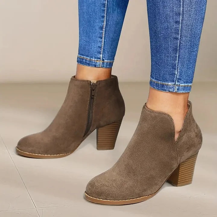 Anaïs™ | BOTTINES FEMME AVEC TALON ÉPAIS