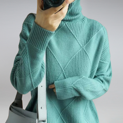 Sophie™ | PULLOVER À COL HAUT ULTRA DOUX