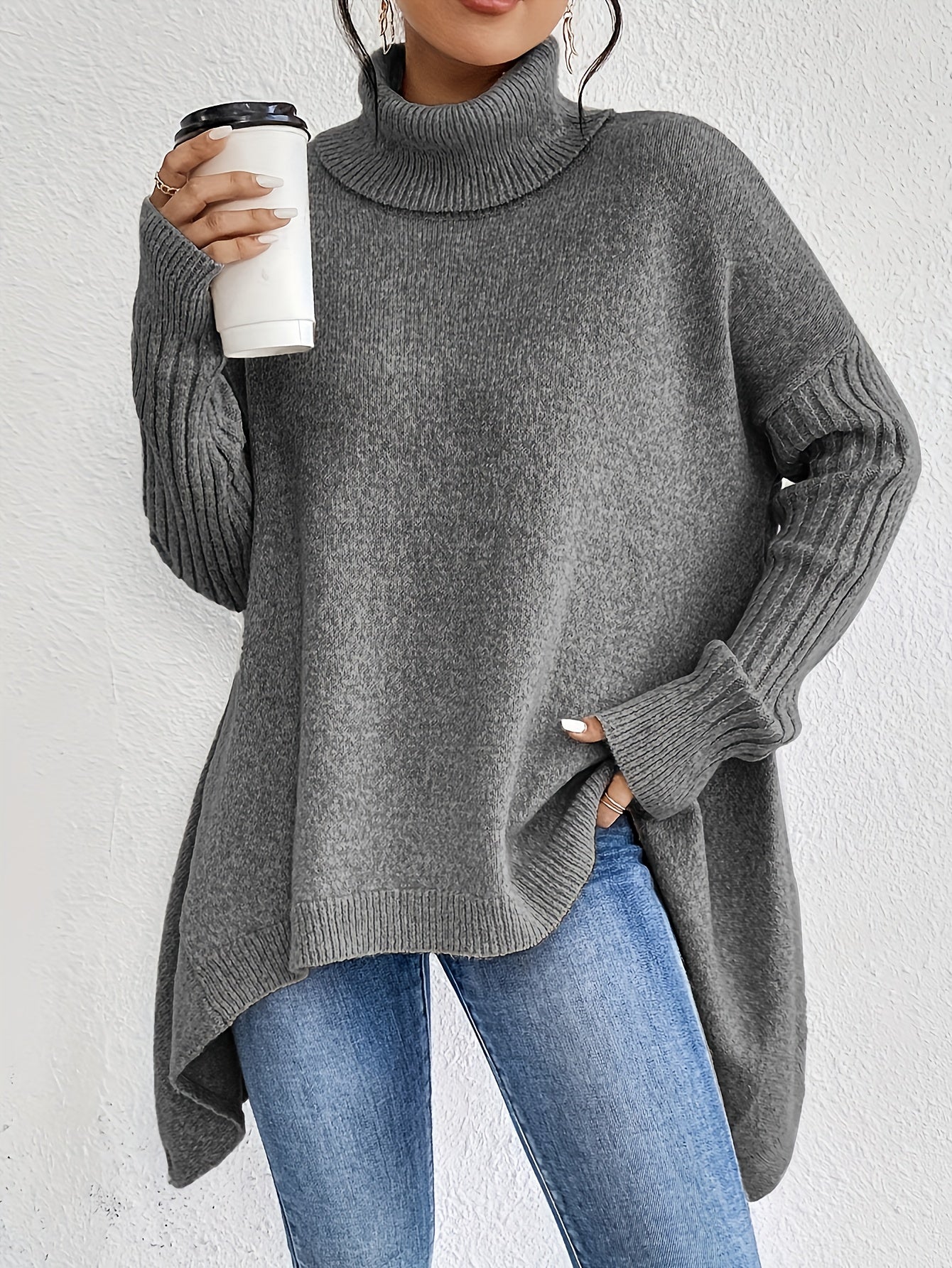 Louna – Pull Col Roulé Ample