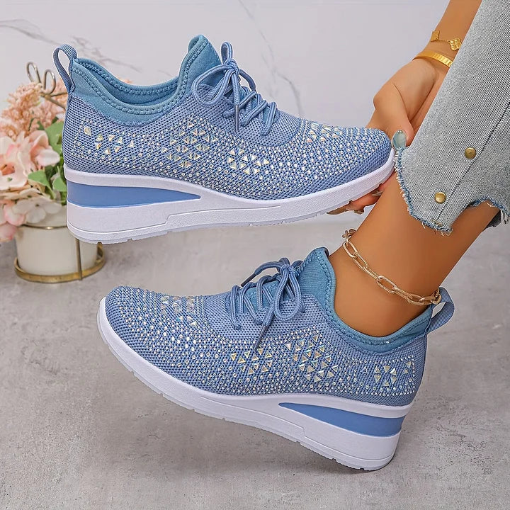 Delphine | Baskets orthopédiques avec strass scintillants