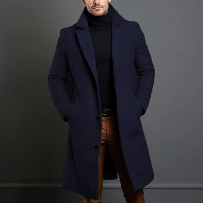 Florian - Élégant trench-coat en laine pour un style automnal