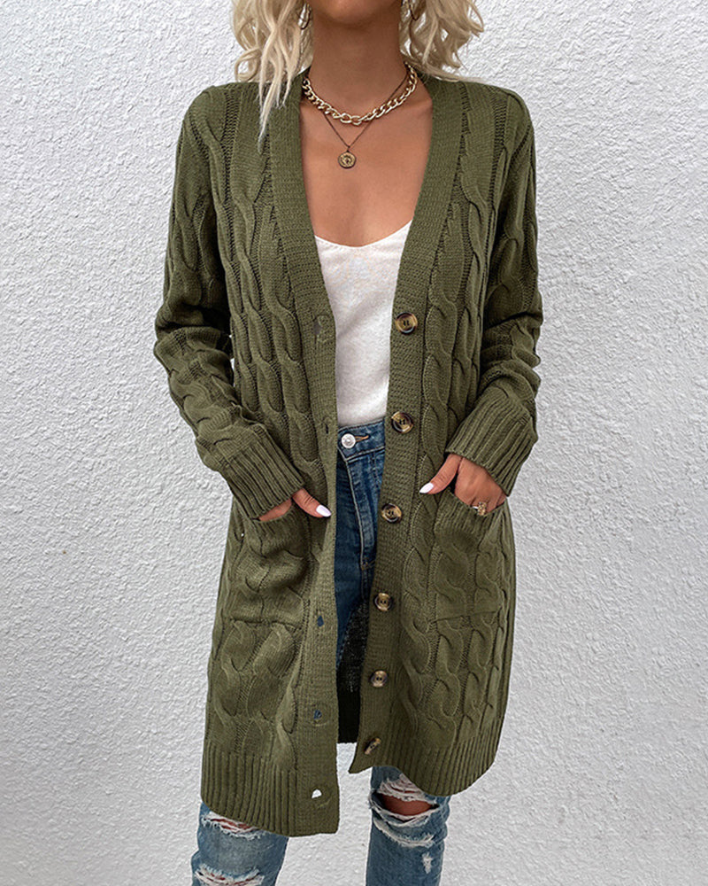 Isabelle™ | Cardigan en tricot à manches longues