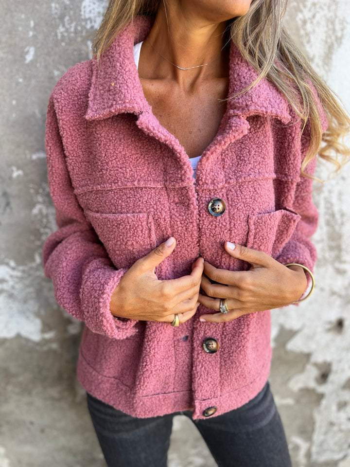 Mirella– Veste boutonnée douillette