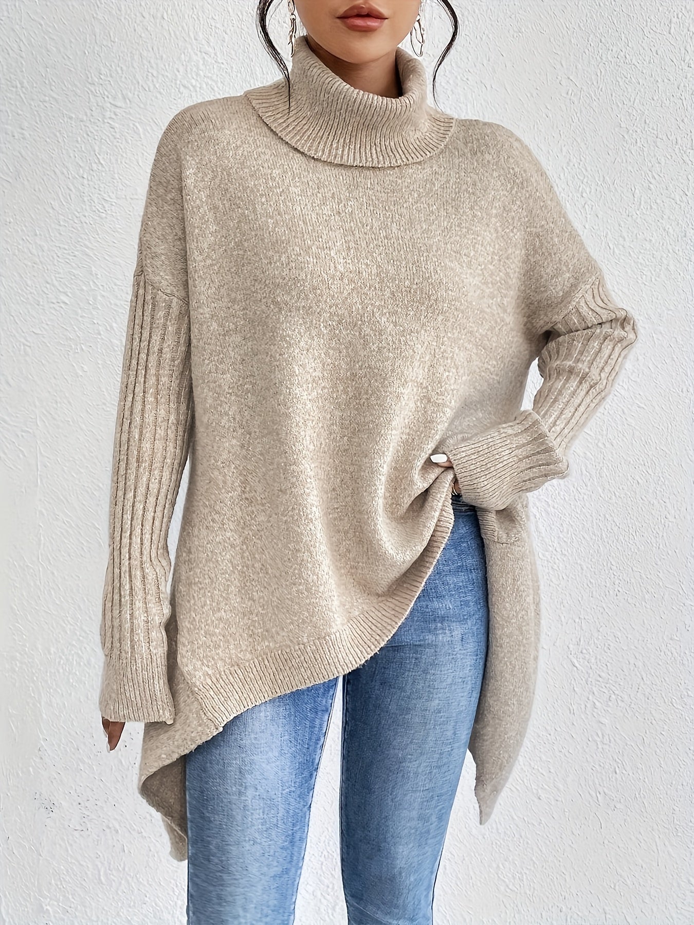 Louna – Pull Col Roulé Ample