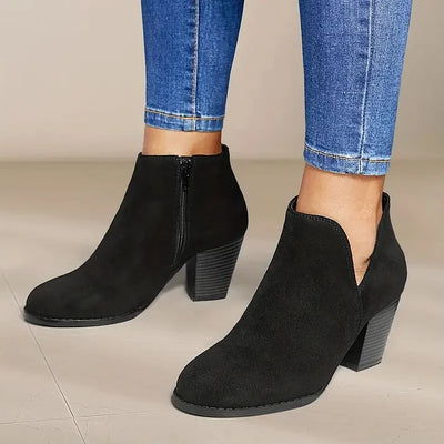 Anaïs™ | BOTTINES FEMME AVEC TALON ÉPAIS