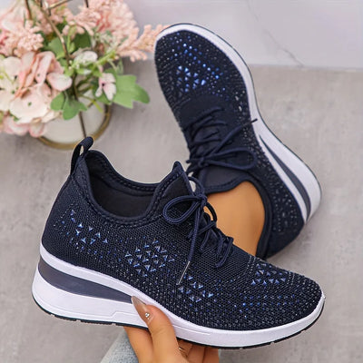 Delphine | Baskets orthopédiques avec strass scintillants