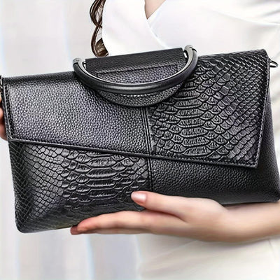Celeste | Sac à main en cuir crocodile de luxe
