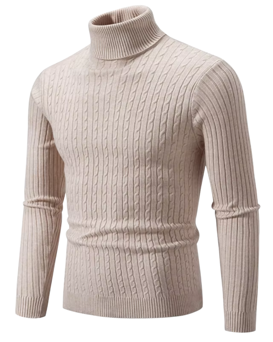 Victor | Pull en maille chaud avec col montant