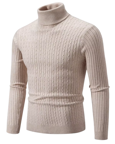 Victor | Pull en maille chaud avec col montant