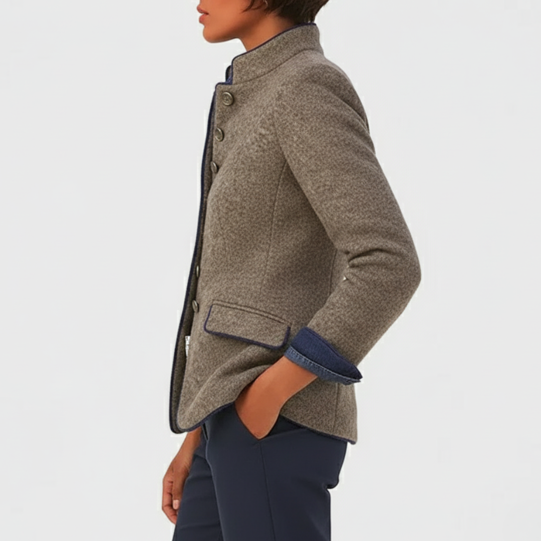 Lucie – Gilet Élégant Structuré