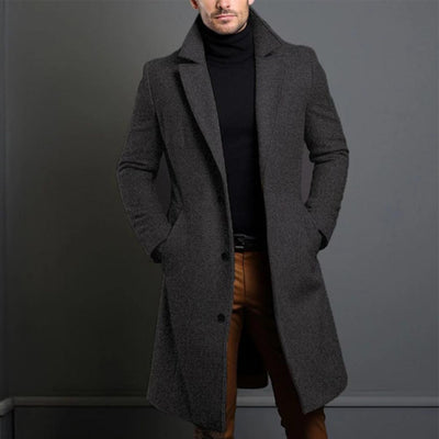 Florian - Élégant trench-coat en laine pour un style automnal