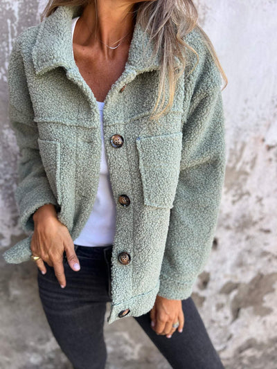 Mirella– Veste boutonnée douillette