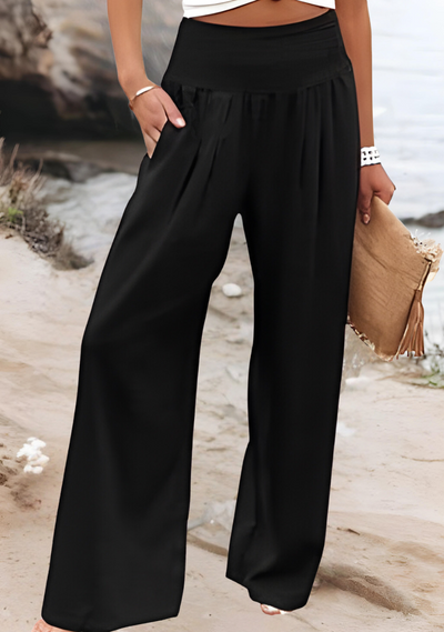 Lily Pantalon Évasé Flottant