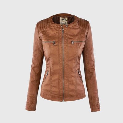 Karoline – Veste en Cuir Élégante et Unique