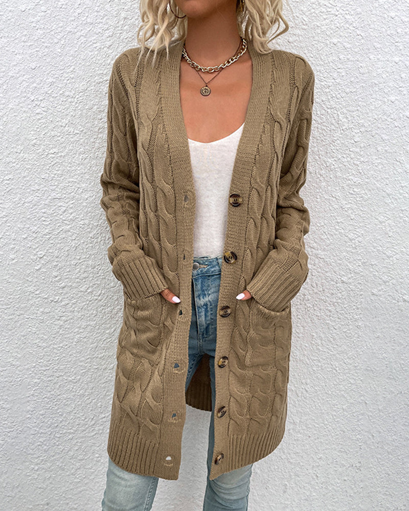 Isabelle™ | Cardigan en tricot à manches longues