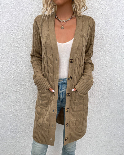 Isabelle™ | Cardigan en tricot à manches longues