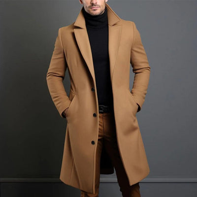 Florian - Élégant trench-coat en laine pour un style automnal