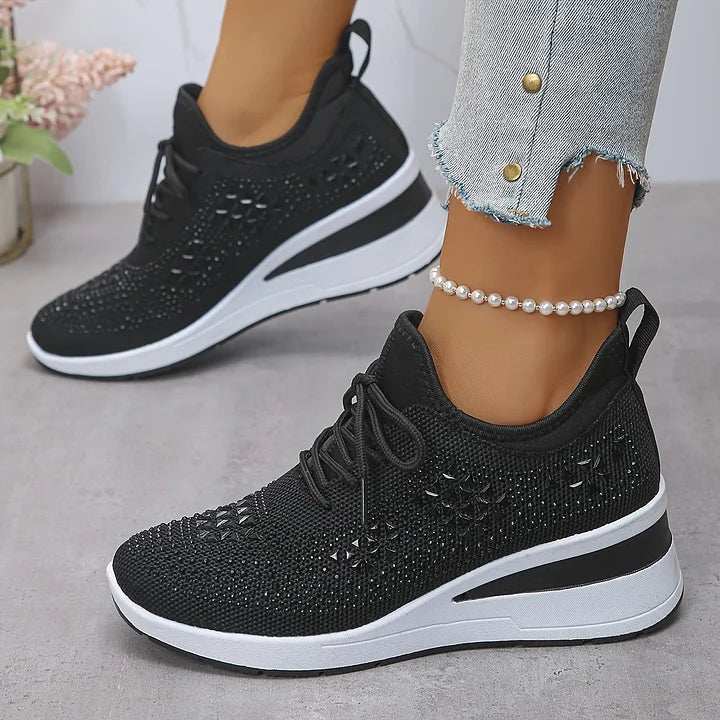 Delphine | Baskets orthopédiques avec strass scintillants