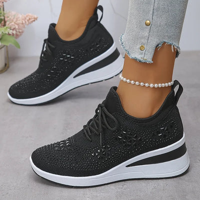 Delphine | Baskets orthopédiques avec strass scintillants