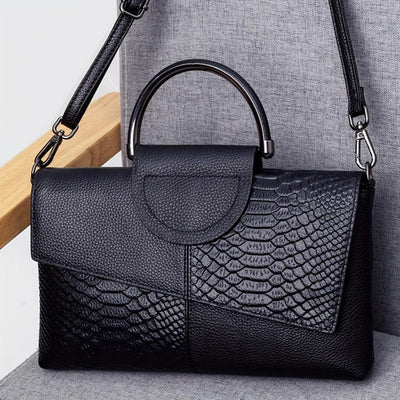 Celeste | Sac à main en cuir crocodile de luxe
