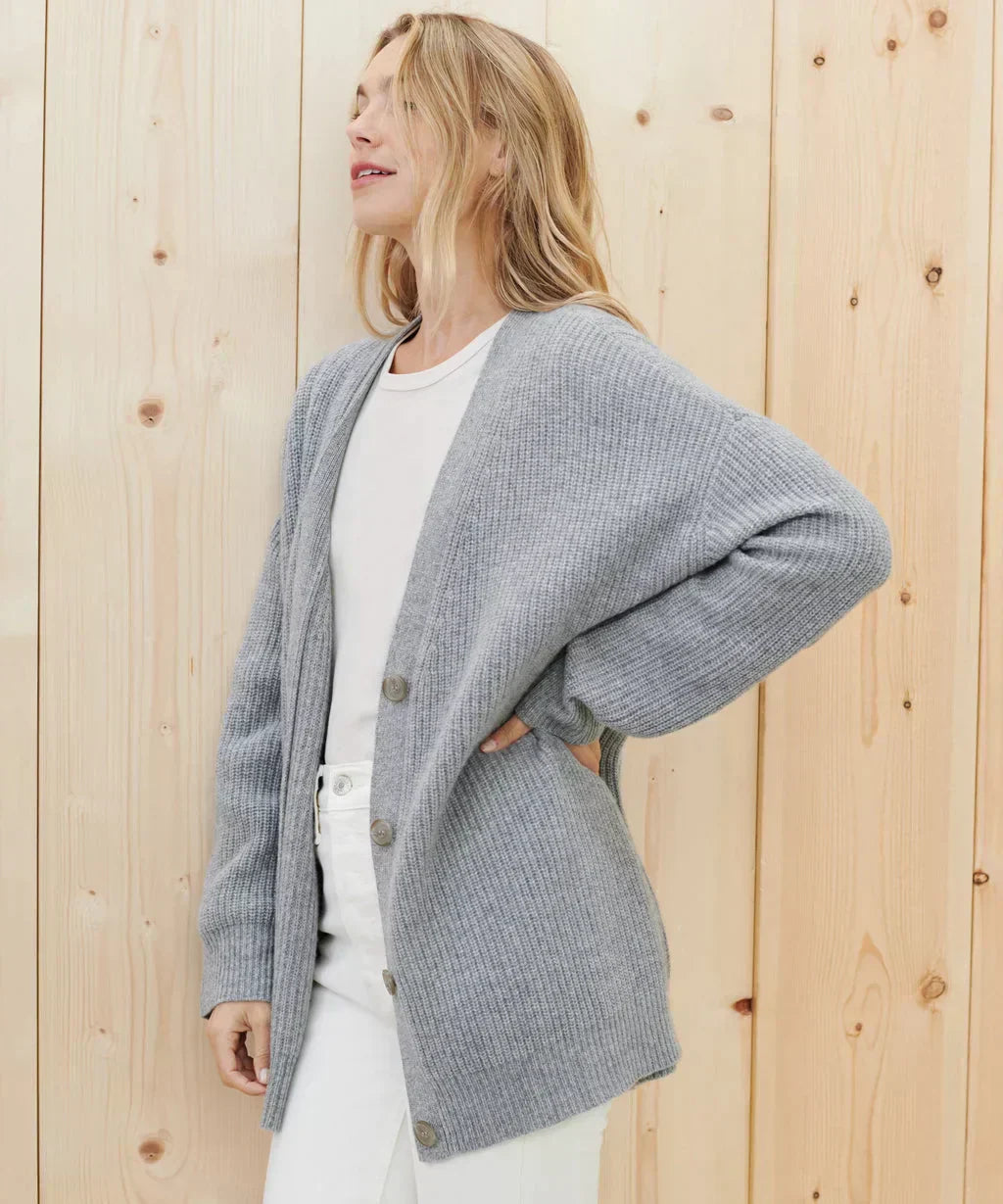 Élise | Cardigan Ultra Confortable en Cachemire