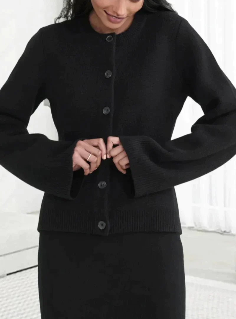 Ysaline | Cardigan à la Mode avec Manches Amples