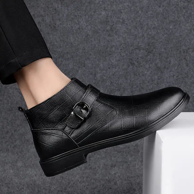 "Jameson | Bottines Ranger en cuir pour hommes" can be rewritten as "Bottines Ranger en cuir pour hommes - Jameson".
