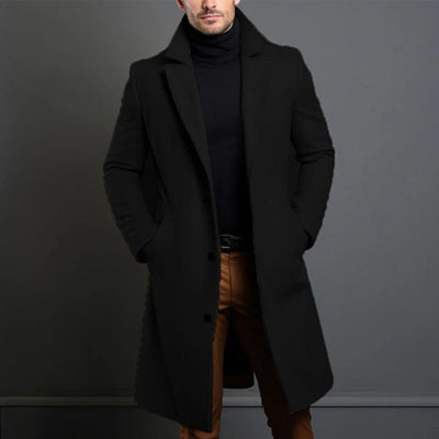 Florian - Élégant trench-coat en laine pour un style automnal