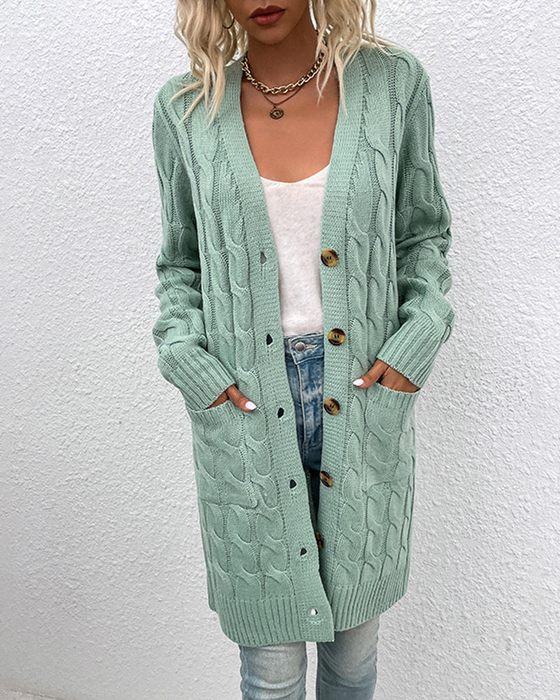 Isabelle™ | Cardigan en tricot à manches longues