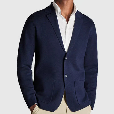 Oliver - Blazer en tricot doux avec fermeture à boutons sur le devant