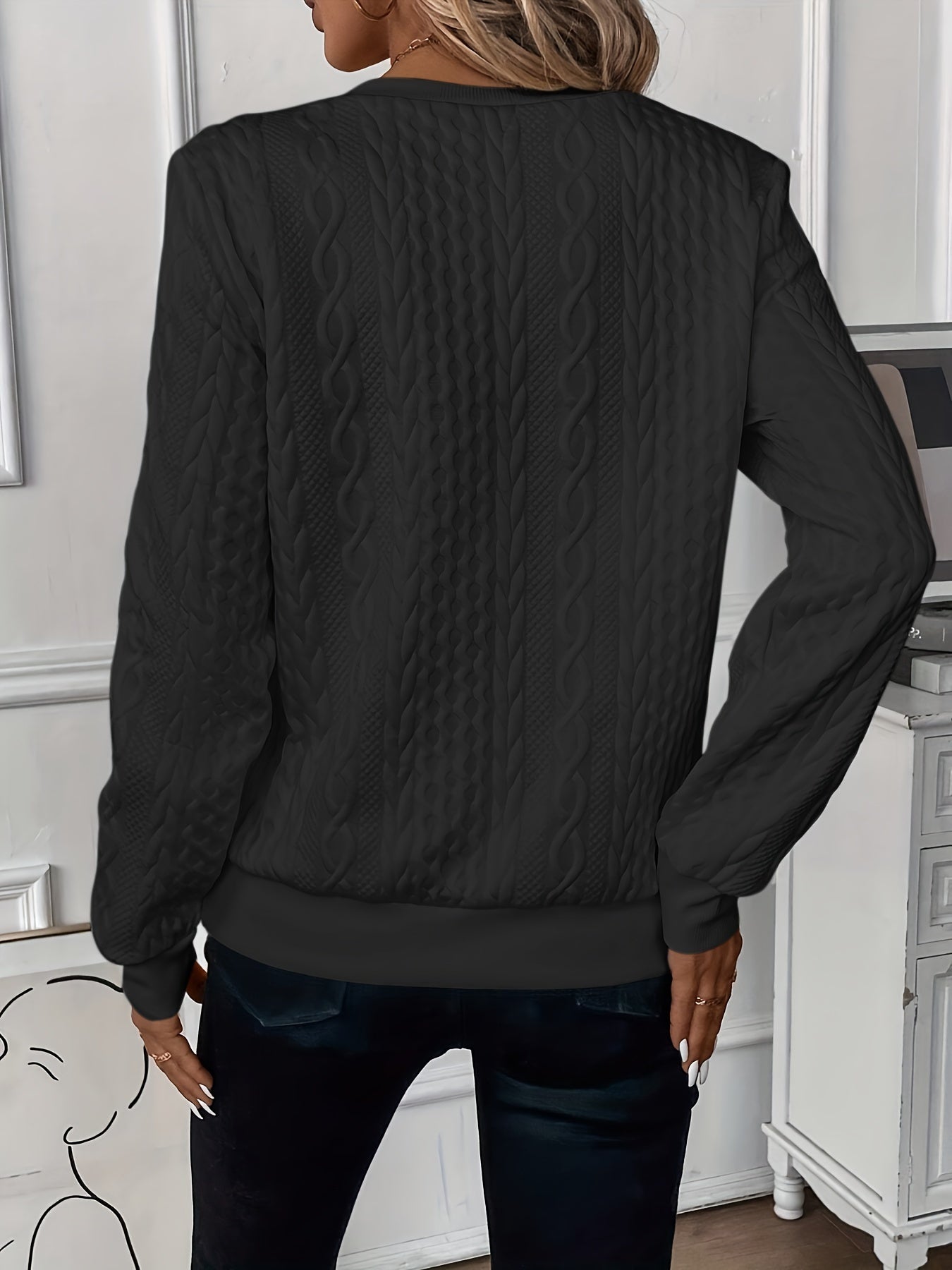 Amélie – Pull Zippé À Maille Torsadée