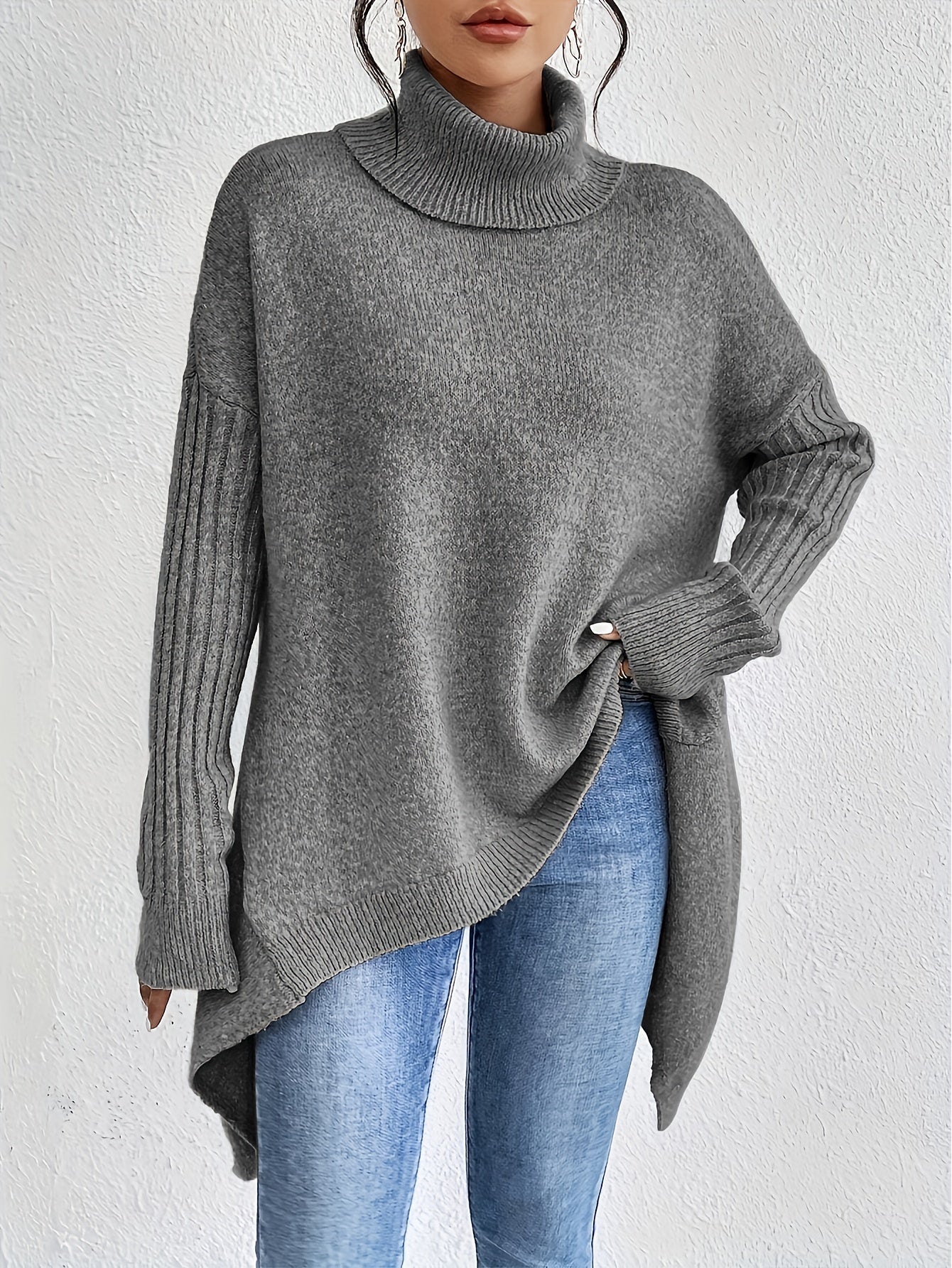 Louna – Pull Col Roulé Ample