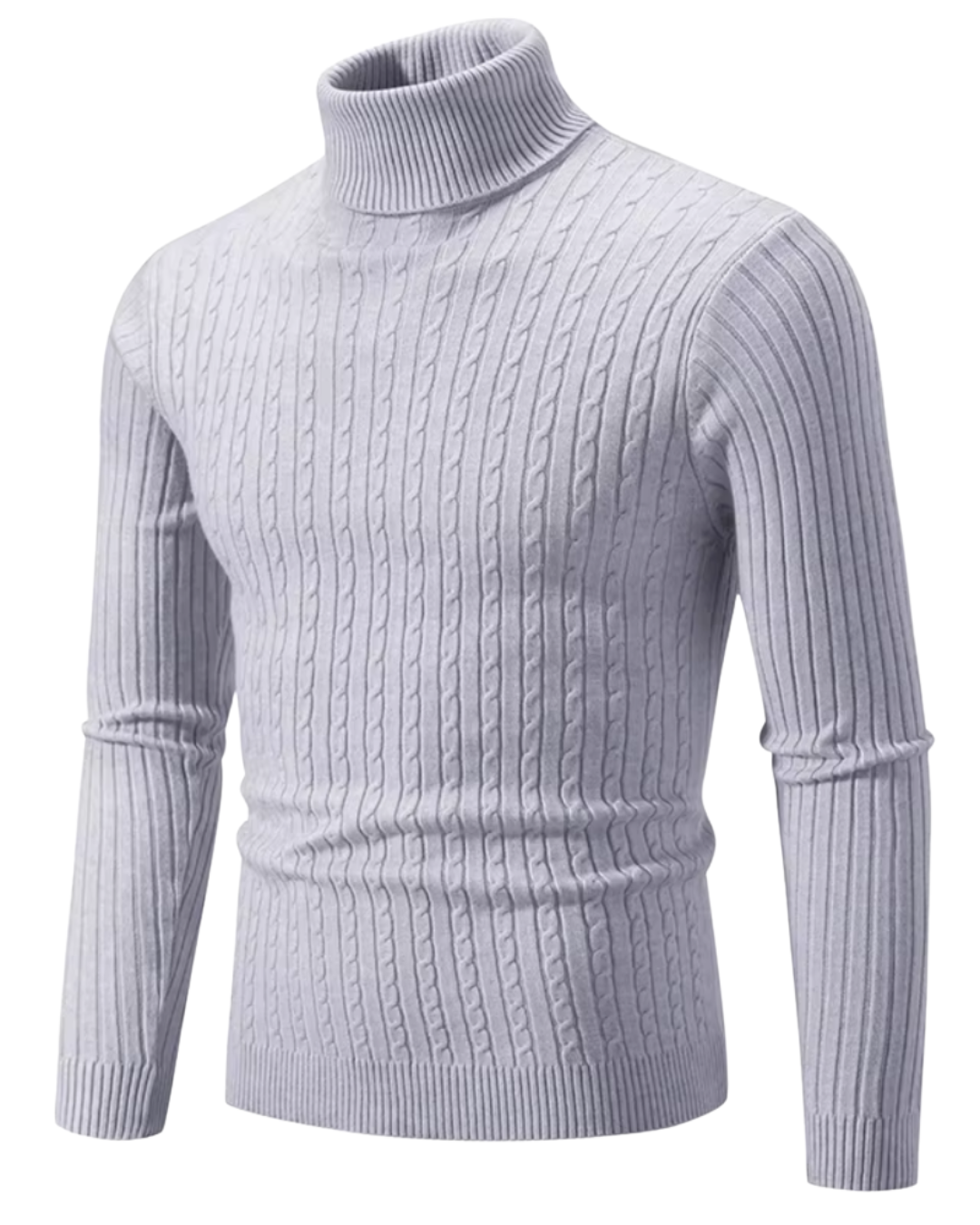 Victor | Pull en maille chaud avec col montant