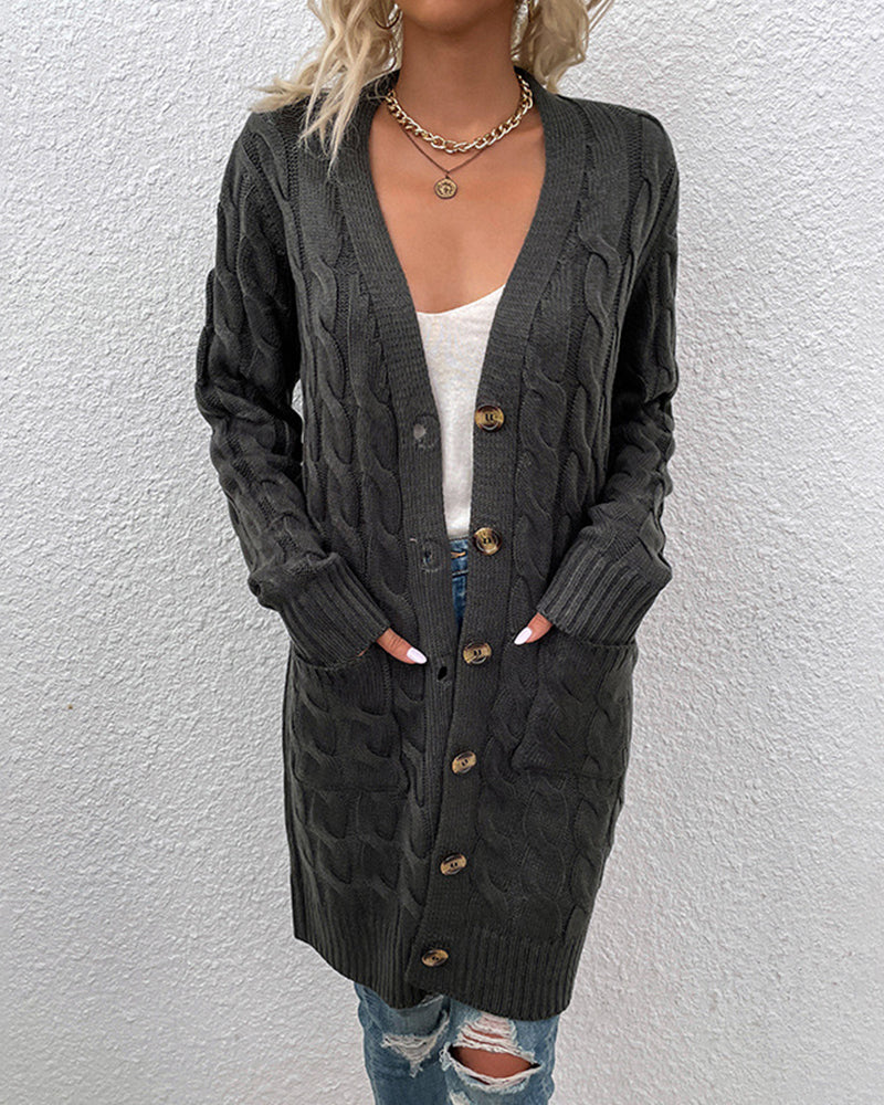 Isabelle™ | Cardigan en tricot à manches longues