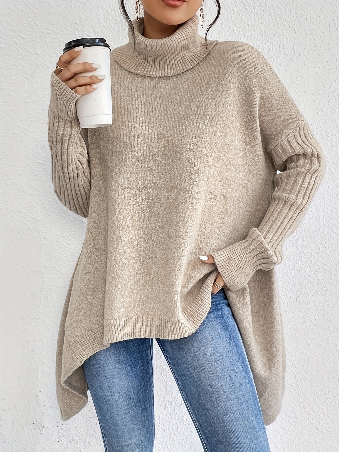 Louna – Pull Col Roulé Ample