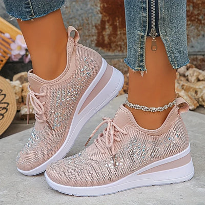 Delphine | Baskets orthopédiques avec strass scintillants