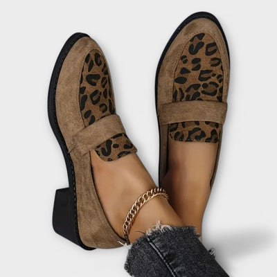 Romane | Chaussures Élégantes à Motif Léopard