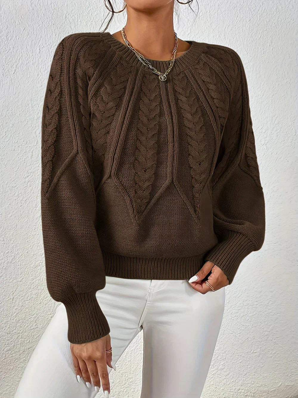 Margot™ | PULL EN TRESSÉ ÉLÉGANT