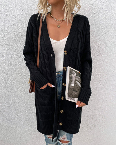 Isabelle™ | Cardigan en tricot à manches longues