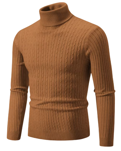 Victor | Pull en maille chaud avec col montant
