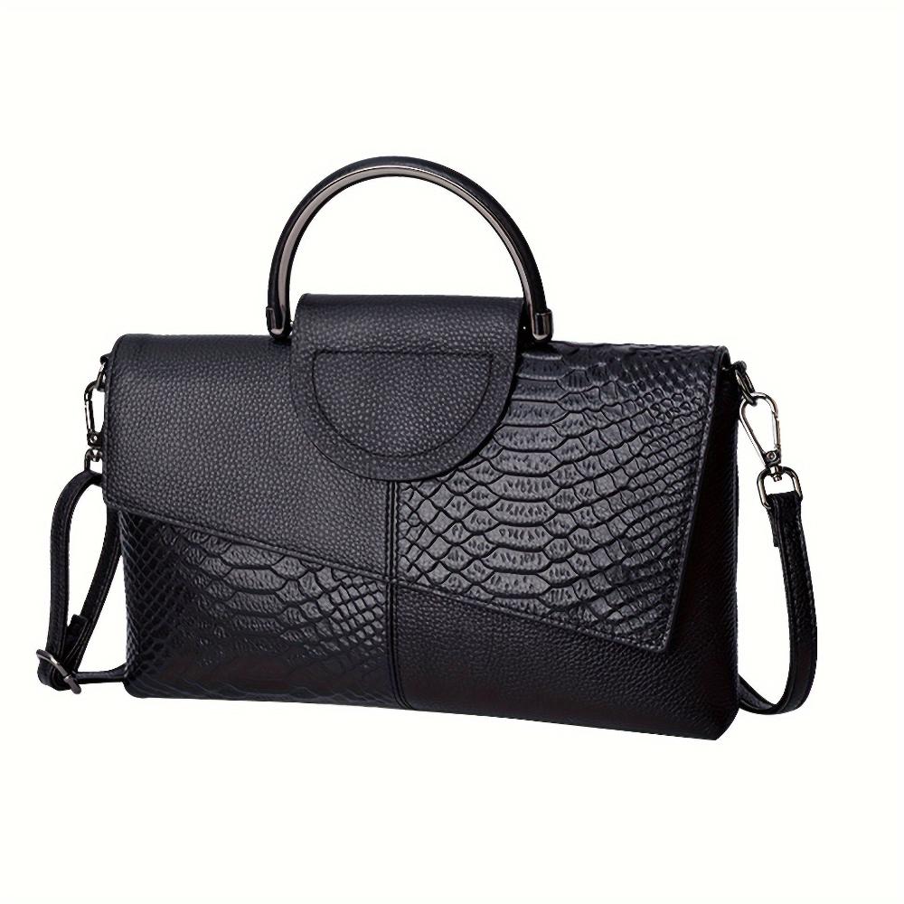Celeste | Sac à main en cuir crocodile de luxe