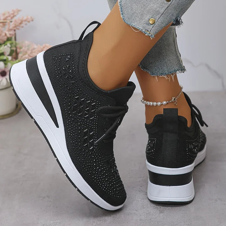 Delphine | Baskets orthopédiques avec strass scintillants