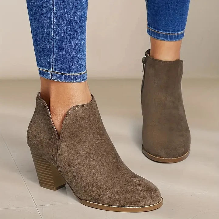 Anaïs™ | BOTTINES FEMME AVEC TALON ÉPAIS