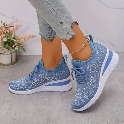 Delphine | Baskets orthopédiques avec strass scintillants