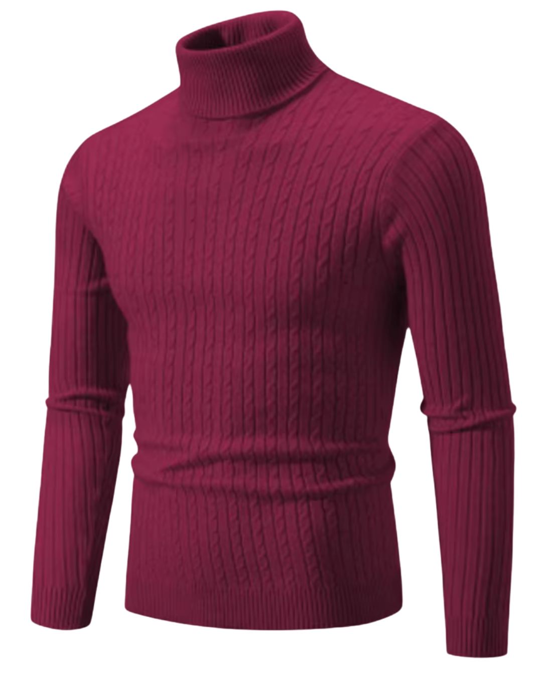 Victor | Pull en maille chaud avec col montant