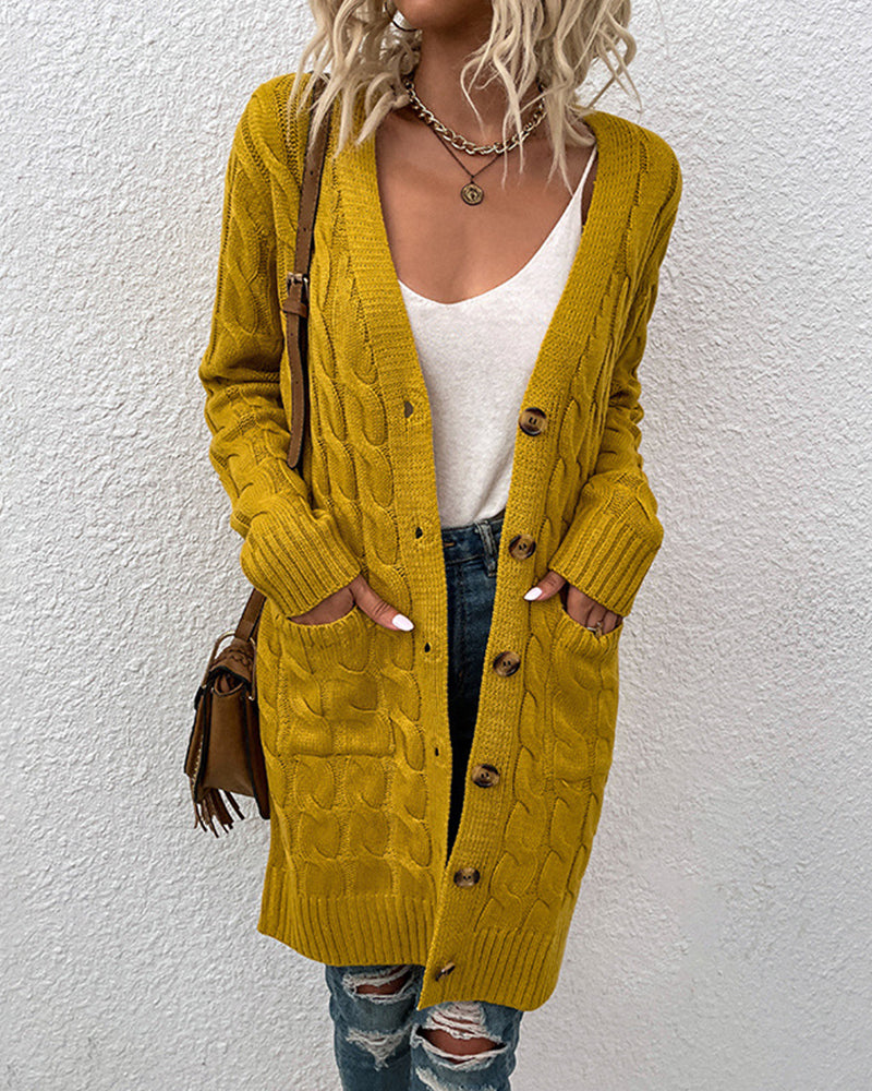 Isabelle™ | Cardigan en tricot à manches longues