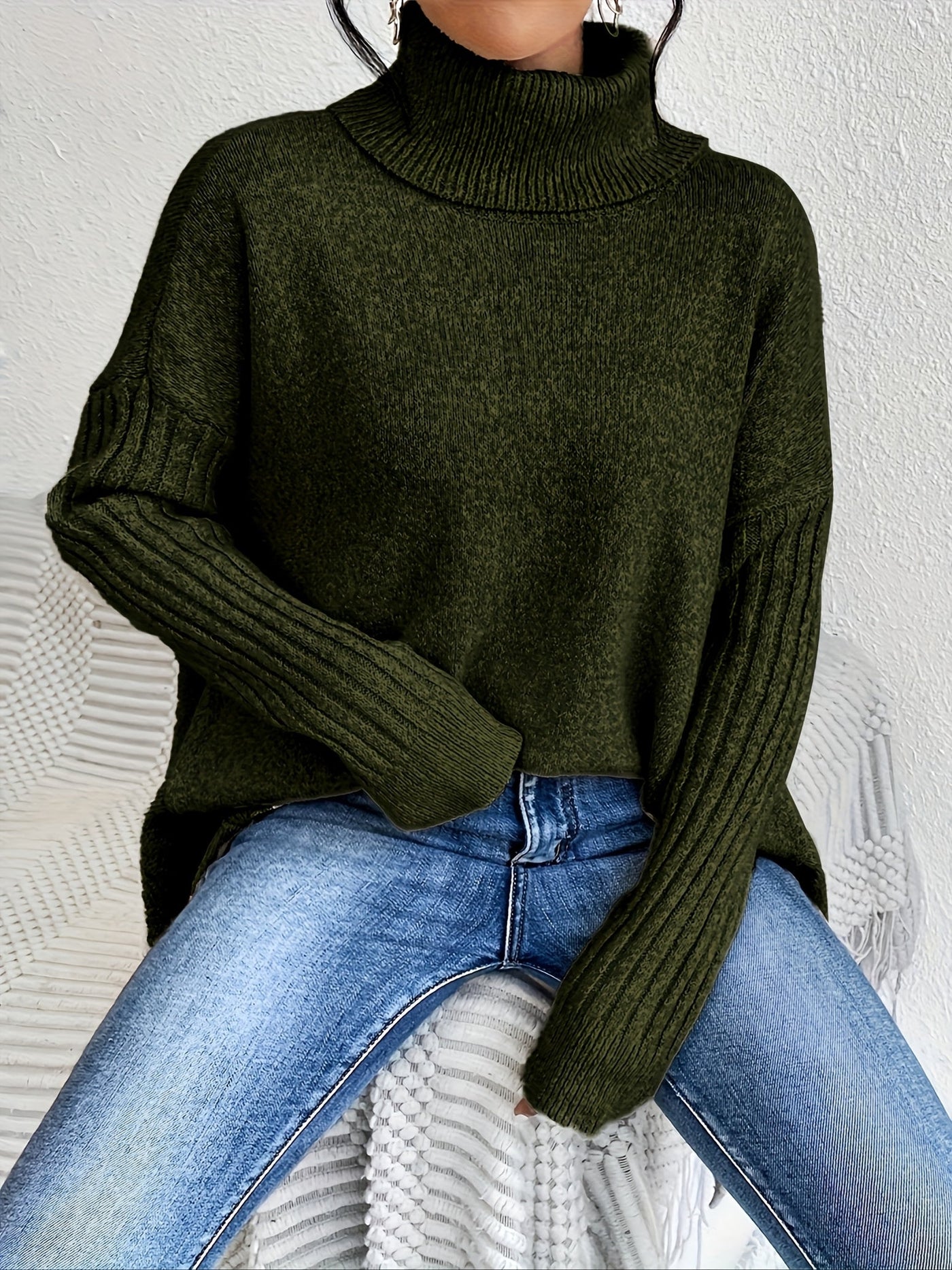 Louna – Pull Col Roulé Ample
